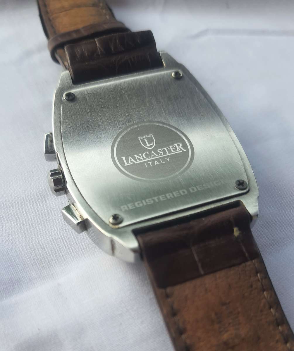 #3 Fine Jewelers Men's Lancaster chrono watch - made in Italy - Ref 0295 similar retail for 300$