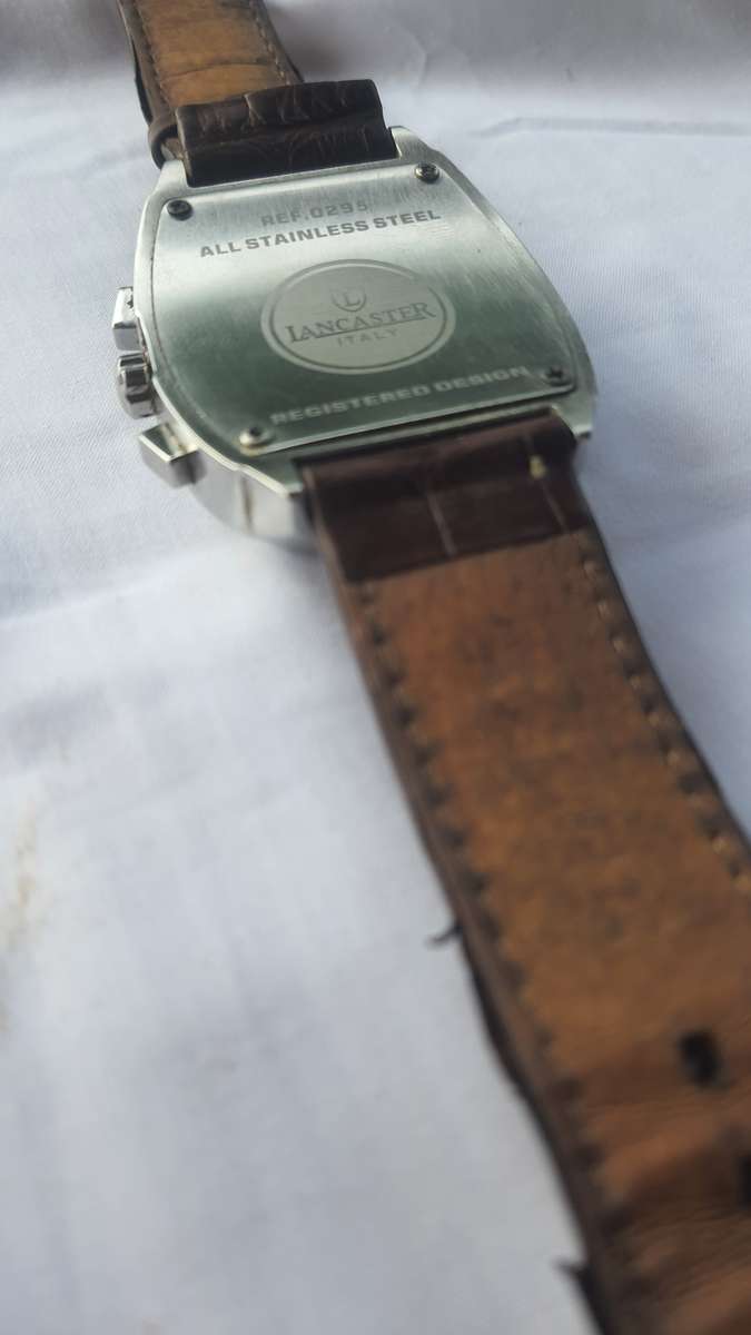 #3 Fine Jewelers Men's Lancaster chrono watch - made in Italy - Ref 0295 similar retail for 300$