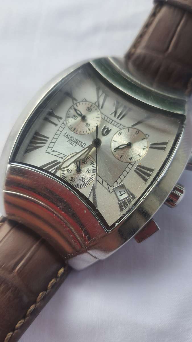 #3 Fine Jewelers Men's Lancaster chrono watch - made in Italy - Ref 0295 similar retail for 300$