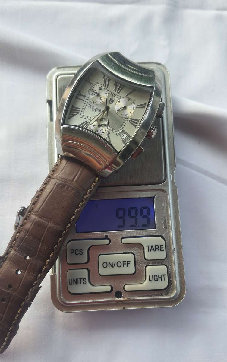 #3 Fine Jewelers Men's Lancaster chrono watch - made in Italy - Ref 0295 similar retail for 300$