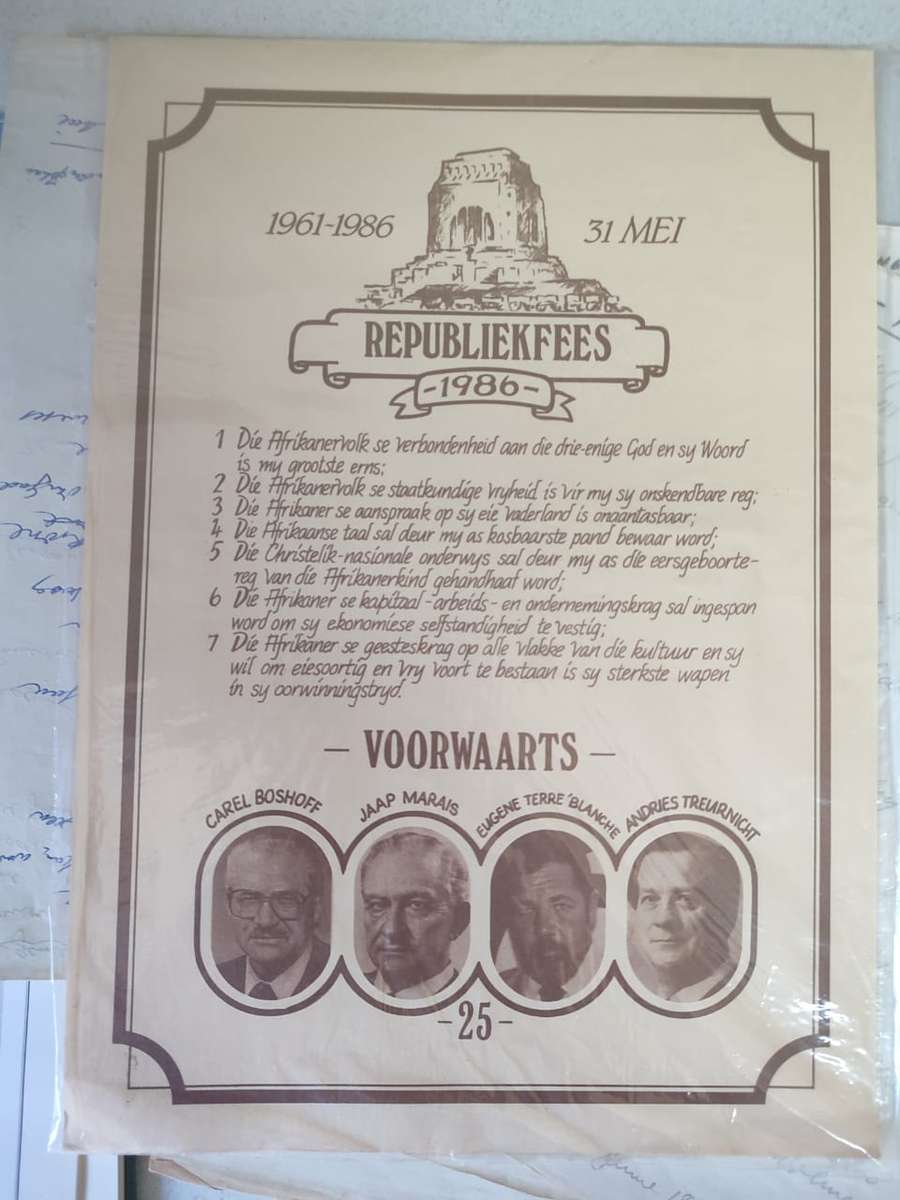 ZA REPUBLIEK AFRICANA - NEDERDUITSE HISTORICAL COLLECTION BOOK - RARE FIND!!!