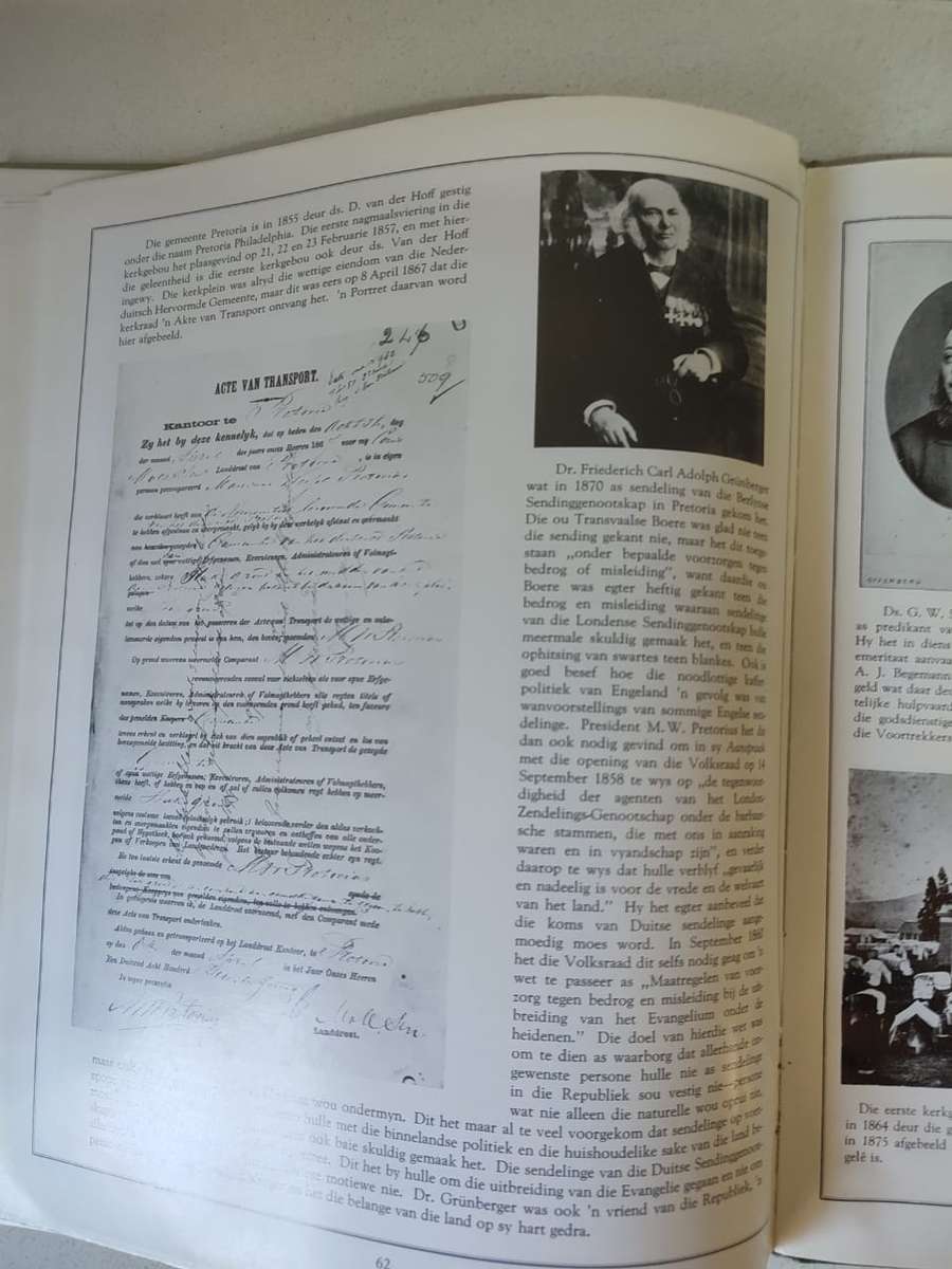 ZA REPUBLIEK AFRICANA - NEDERDUITSE HISTORICAL COLLECTION BOOK - RARE FIND!!!