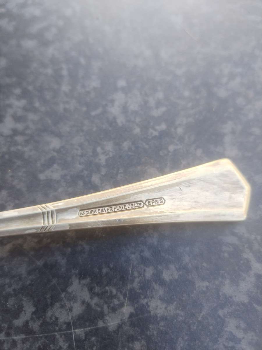 #14 ANTIQUE SILVER CUTLERY UP ON AUCTION