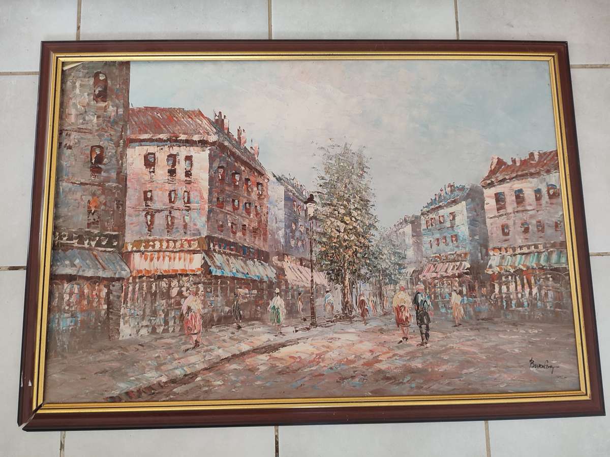 #2 STUNNING C BURNET ACRYLIC  PAINTING !!!!