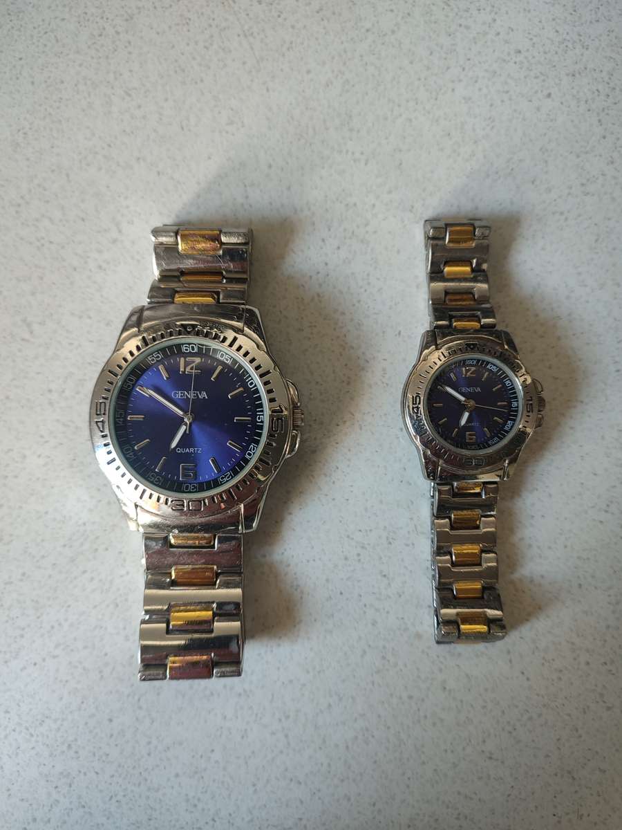 #8 STUNNING HIS AND HERS GENEVA WATCHES UP FOR GRABS !!!