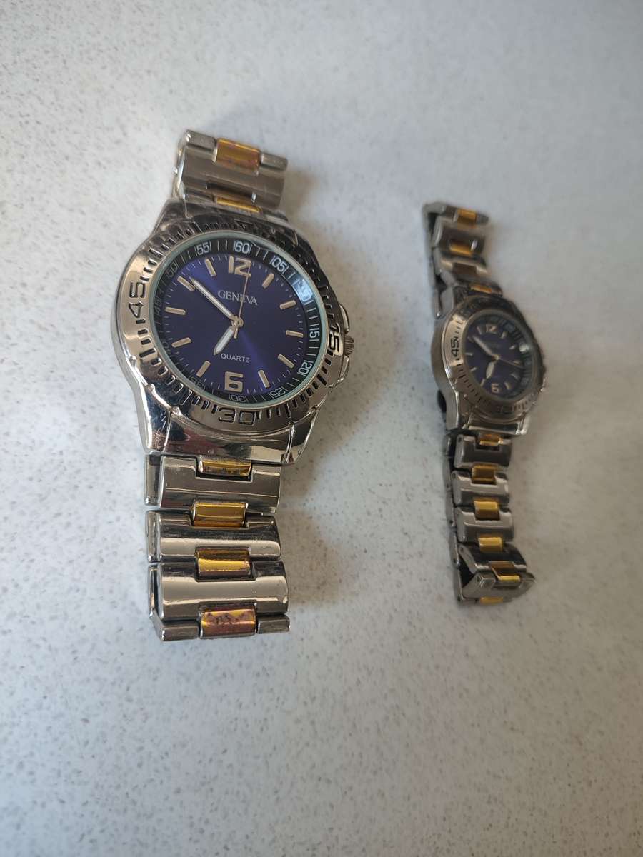 #8 STUNNING HIS AND HERS GENEVA WATCHES UP FOR GRABS !!!