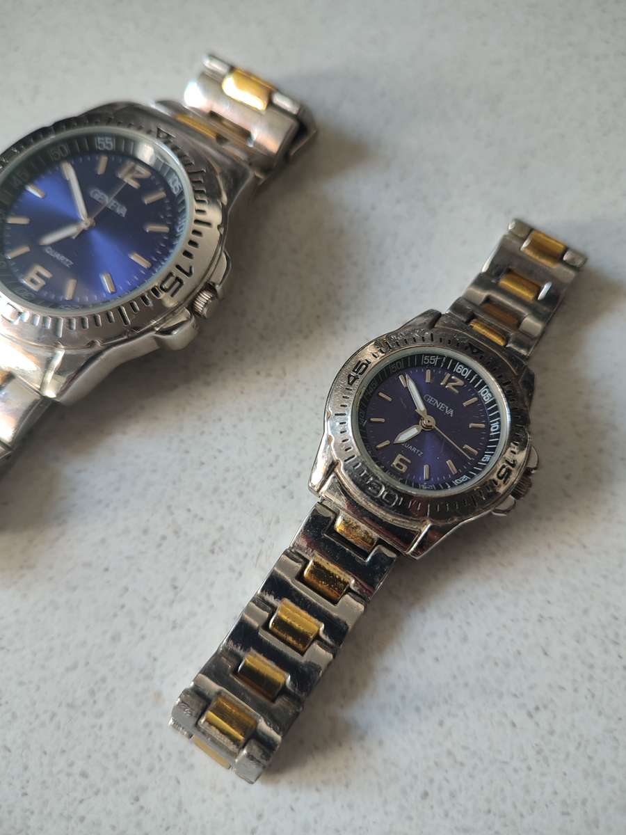 #8 STUNNING HIS AND HERS GENEVA WATCHES UP FOR GRABS !!!