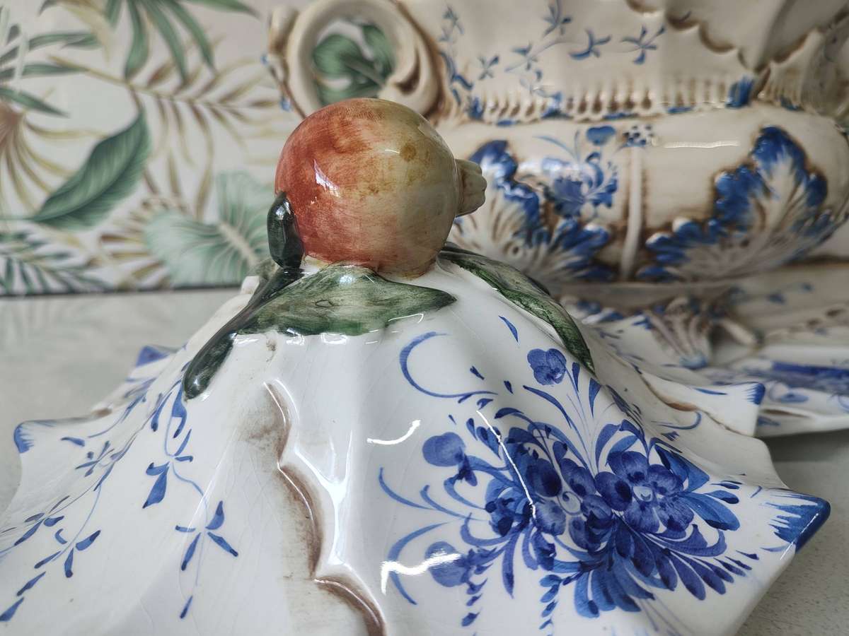 #3 VINTAGE ITALY BASSANO CERAMIC TUREEN SET