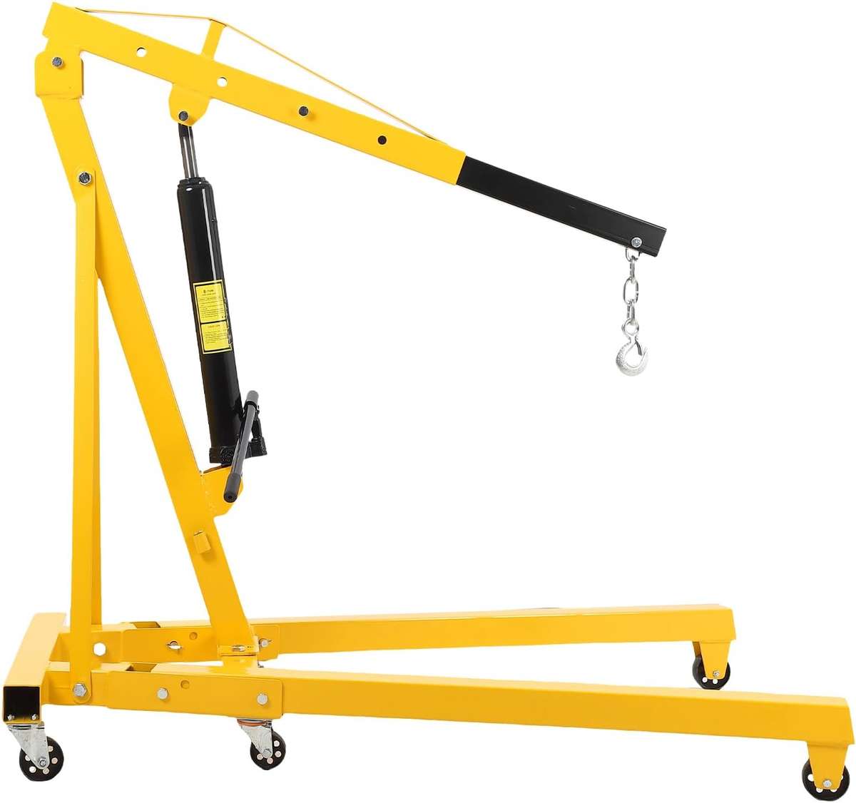2Ton Folding Engine Crane Engine Hoist Cherry Picker 4400LB Heavy Duty Steel Lift Garage