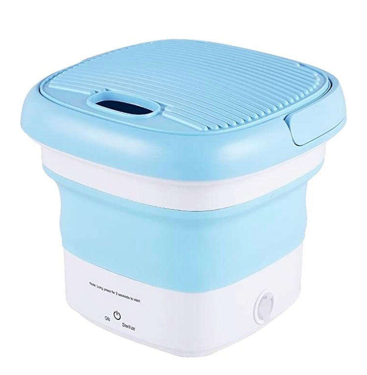 Mini Folding Washing Machine Portable,Foldable Compact Ultrasonic Small Automatic USB Powered Cleani
