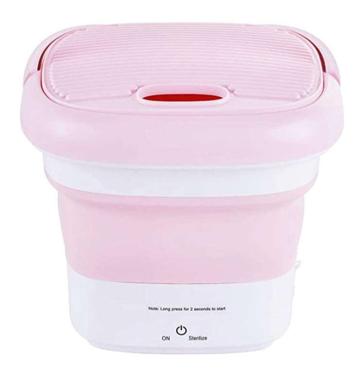 Mini Folding Washing Machine Portable,Foldable Compact Ultrasonic Small Automatic USB Powered Cleani
