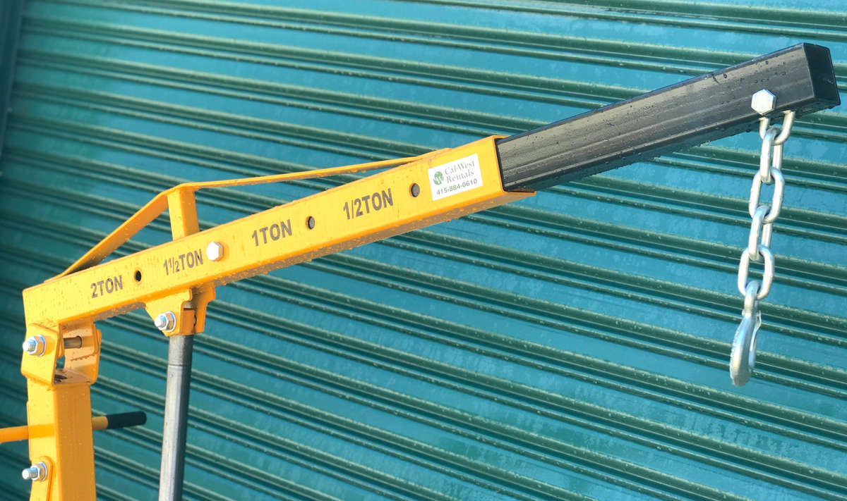 2Ton Folding Engine Crane Engine Hoist Cherry Picker 4400LB Heavy Duty Steel Lift Garage