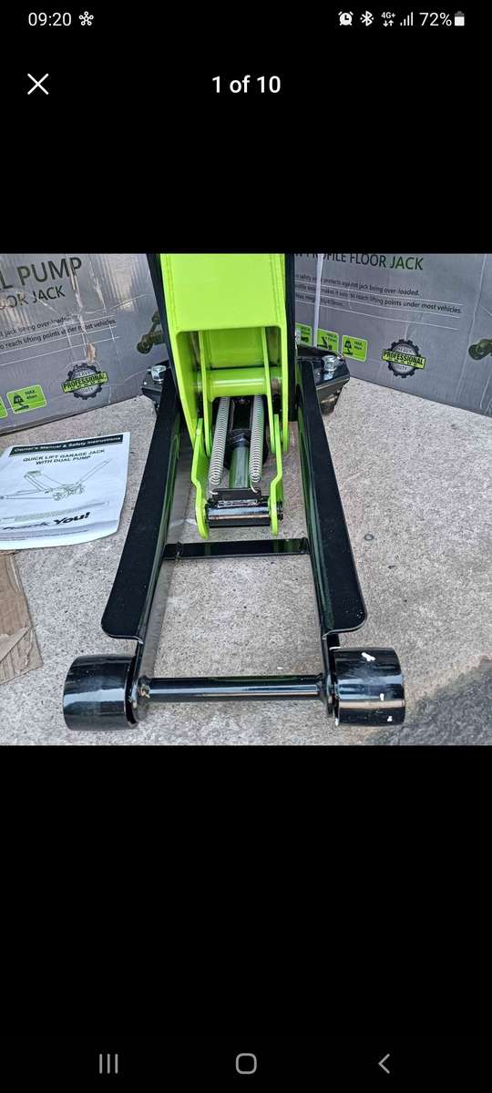 4ton Low-profile Hydraulic floor Jack double rapid pump