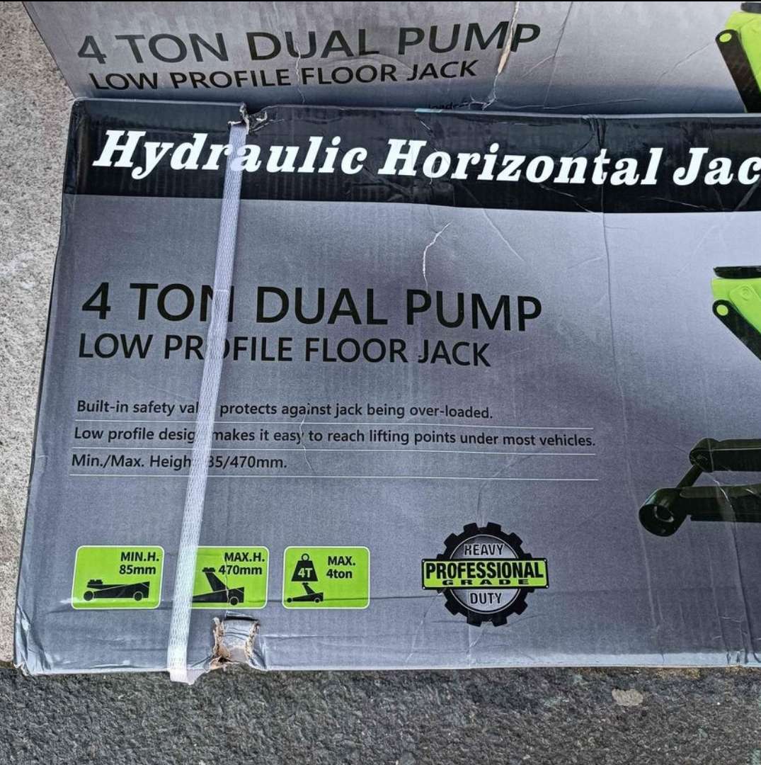4ton Low-profile Hydraulic floor Jack double rapid pump