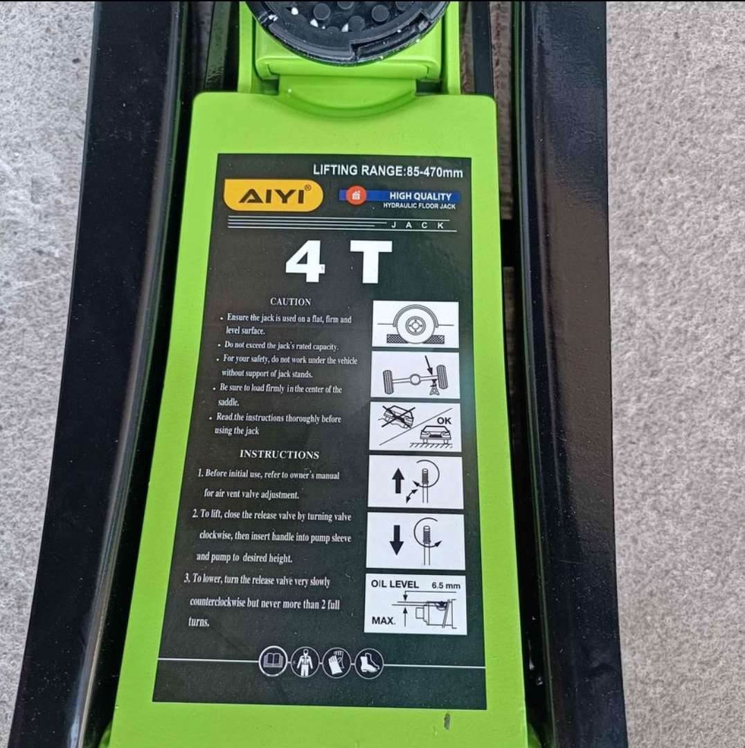 4ton Low-profile Hydraulic floor Jack double rapid pump