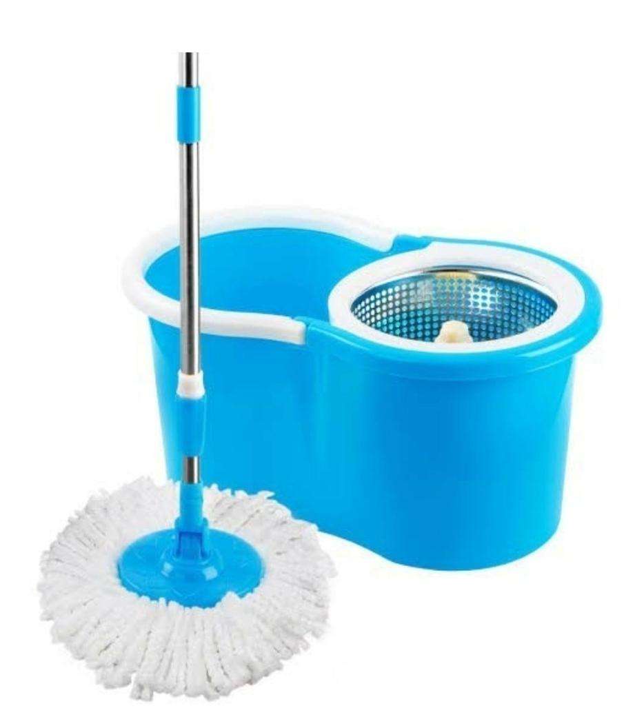 Rotating 360 Spin Mop And Plastic Bucket Set