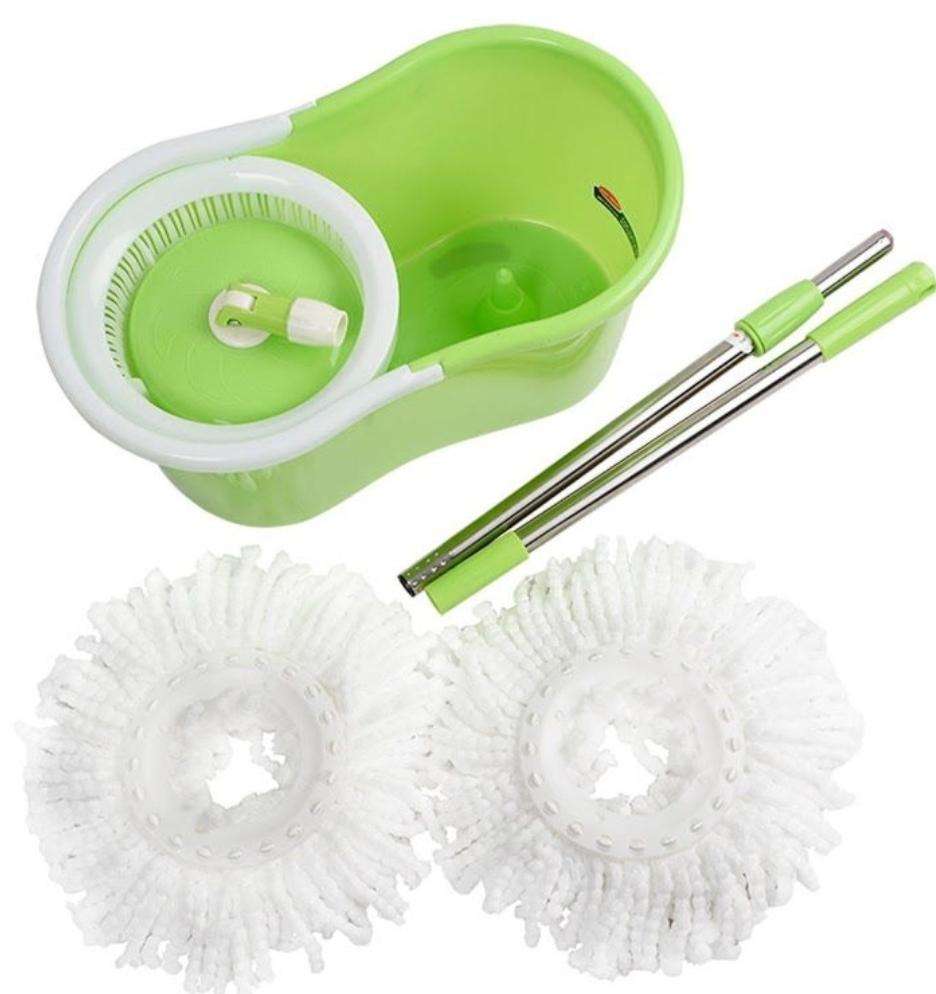 Rotating 360 Spin Mop And Plastic Bucket Set