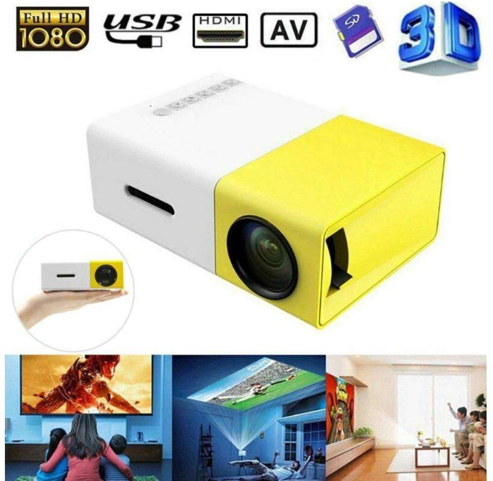 Mini LED HD Projector Support Portable Office Home Cinema