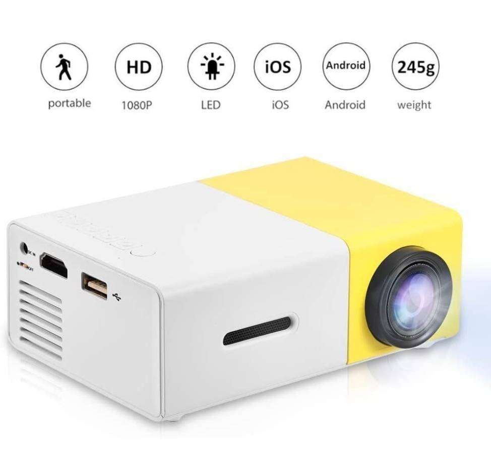 Mini LED HD Projector Support Portable Office Home Cinema