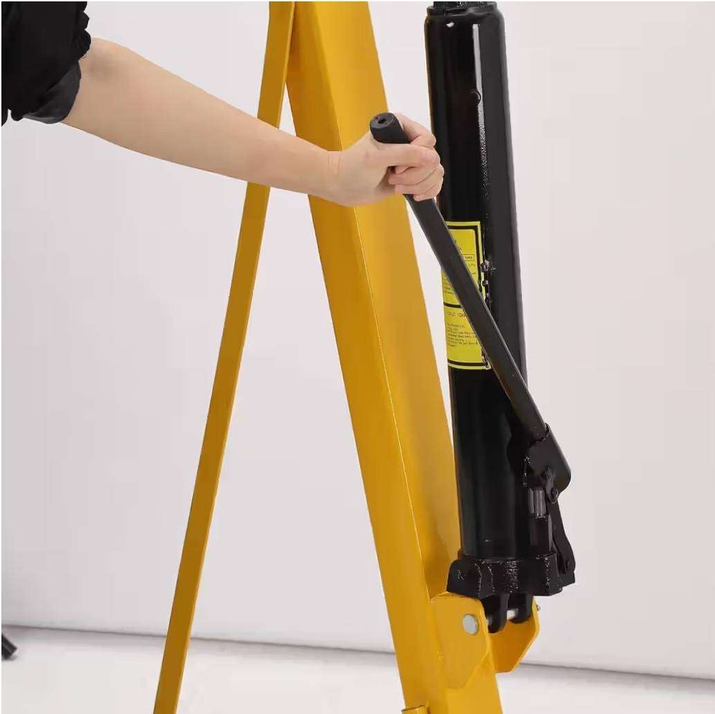 2Ton Folding Engine Crane Engine Hoist Cherry Picker 4400LB Heavy Duty Steel Lift Garage