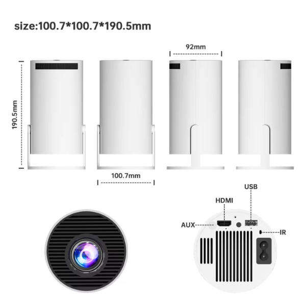 2.4G Wireless Game Projector Fully Wireless -LCD 4k Projector