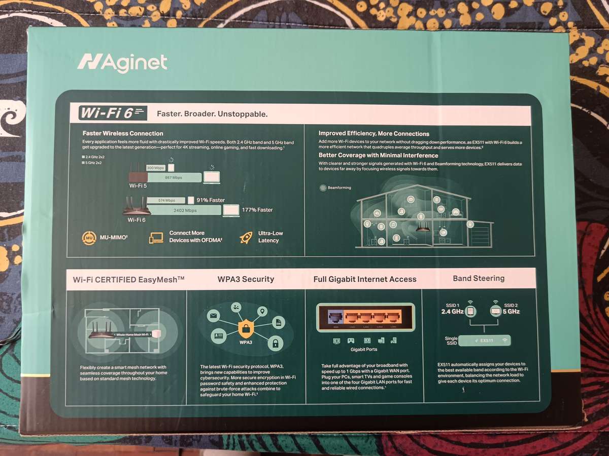 TP-Link Archer AX53 - AX3000 Dual Band Gigabit Router - New Wi-Fi 6 + Xaomi Extender Pro Combo