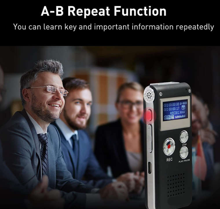 Multimode Voice Activated Quality Digital Voice Recorder - Open Box