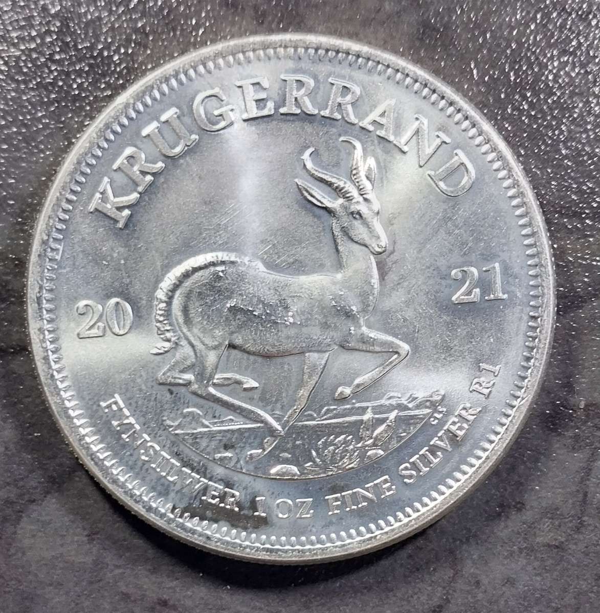 1oz Silver Kruger Rand Coins 99.9% 2021