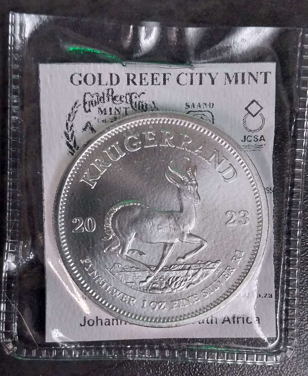 1oz Silver Kruger Rand Coins 99.9% 2023