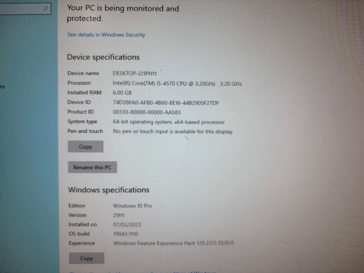 i5 Huntkey Pc (Personal or School use) - {A-} Grade