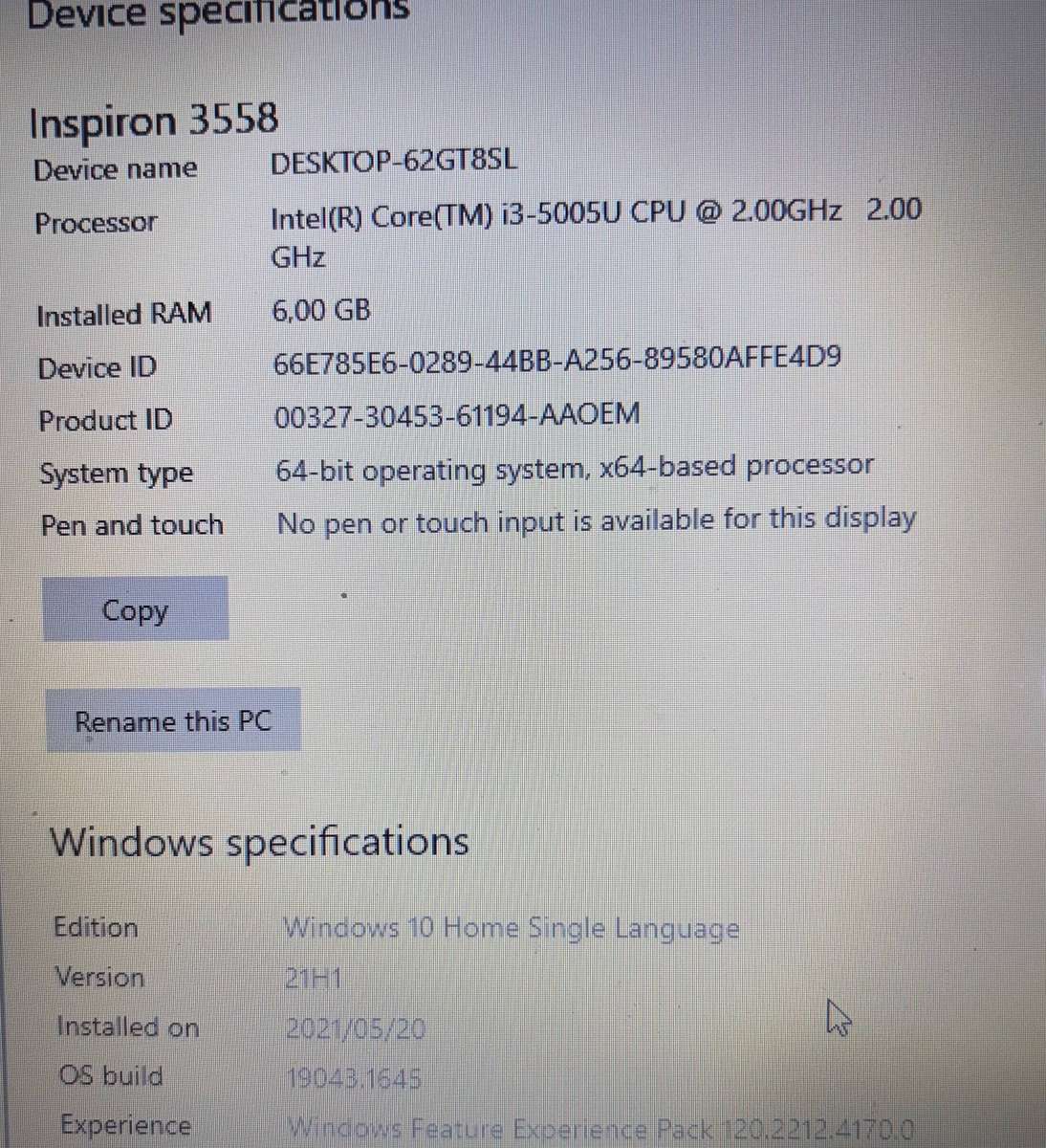 Home or School Laptop - Great for productivity - B rated