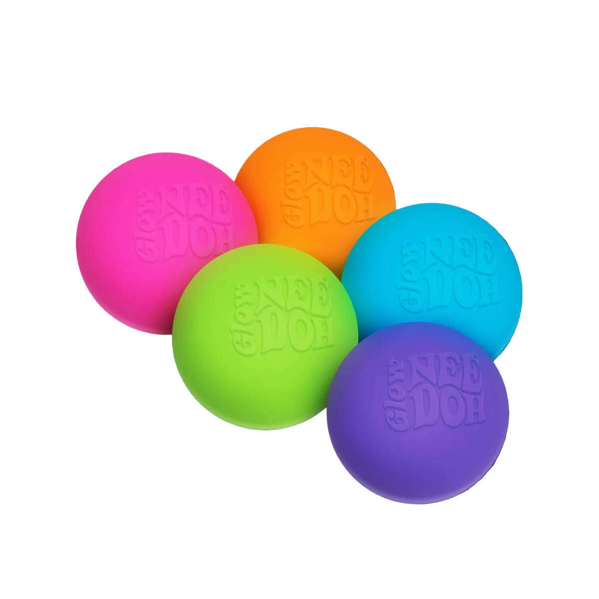 Needoh - Squish Glow In Dark Ball Assorted