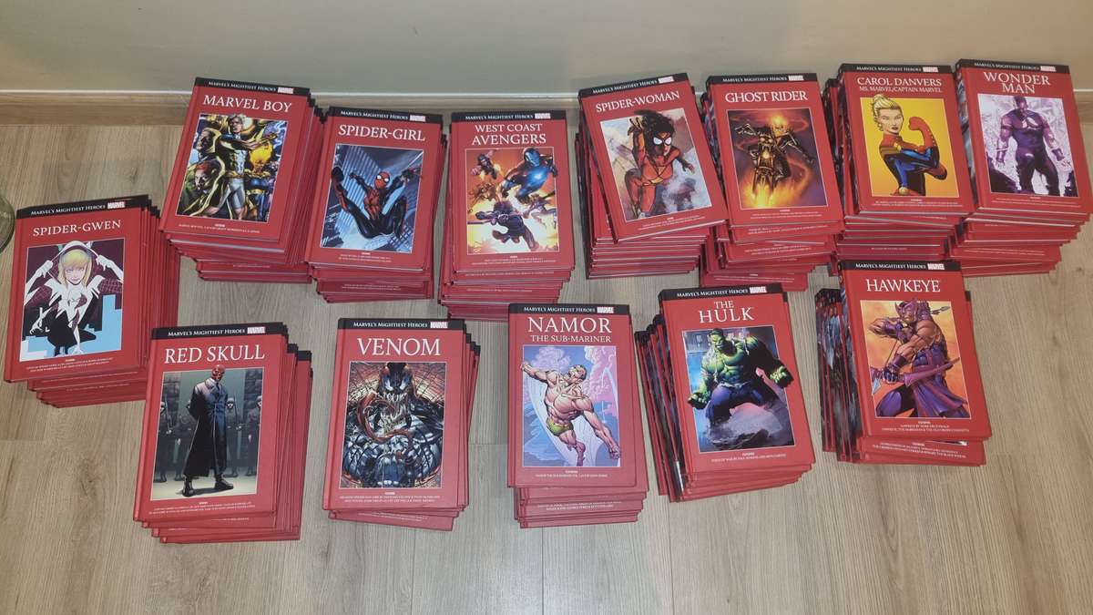 Marvel's Mightiest Heroes:  Book Numbers as listed