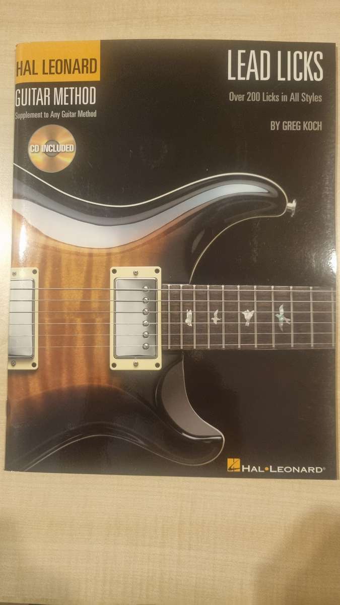 Guitar Method: Lead Licks by Greg Koch. Hal Leonard Publishers