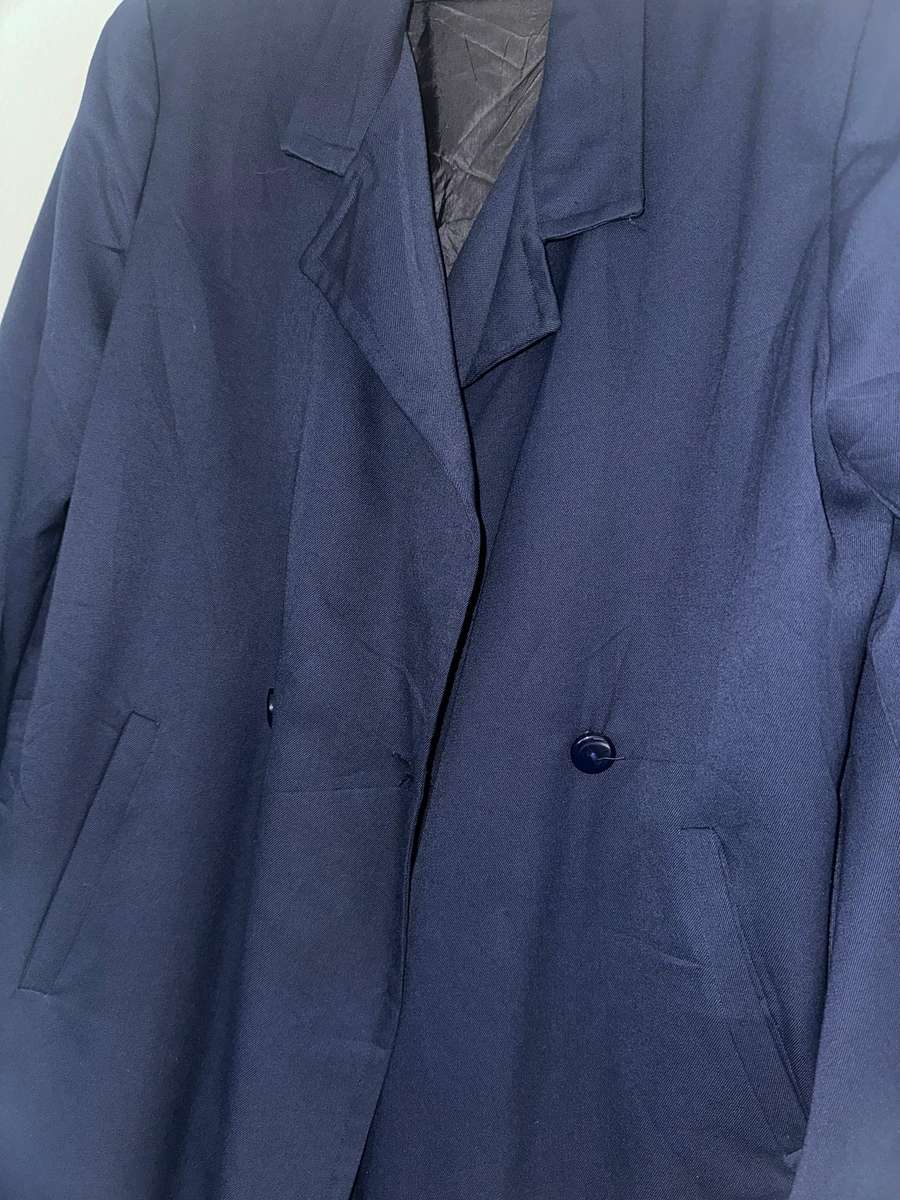 Beautiful Navy Blue Coat Imported from Germany, Size L