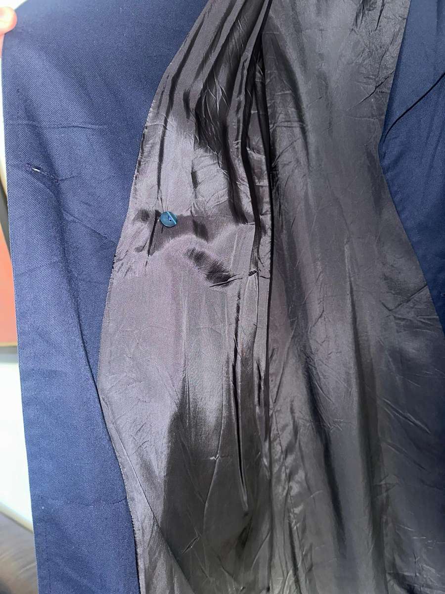 Beautiful Navy Blue Coat Imported from Germany, Size L