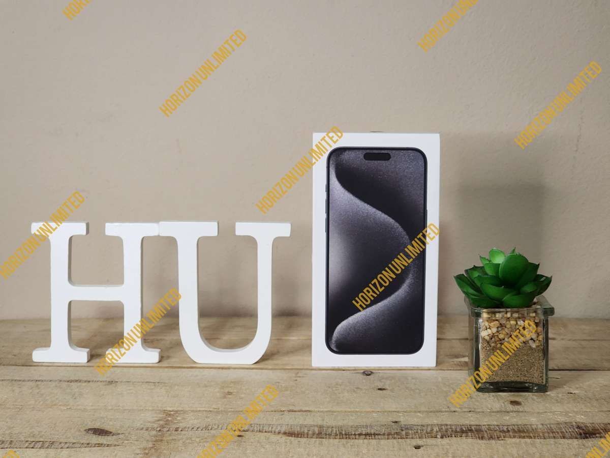 iPhone 15 Pro Max 256GB Black Titanium Sealed