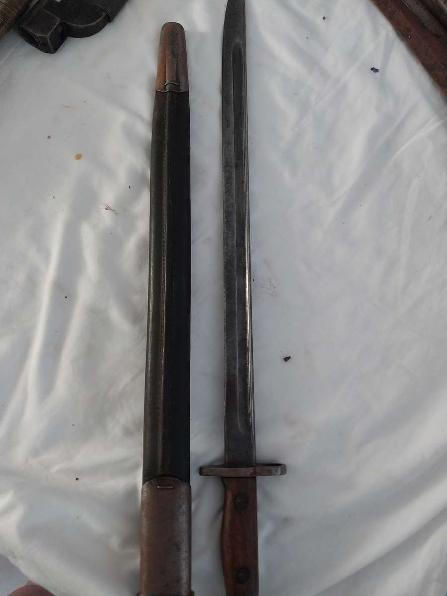 bayonet and tribal knife collection