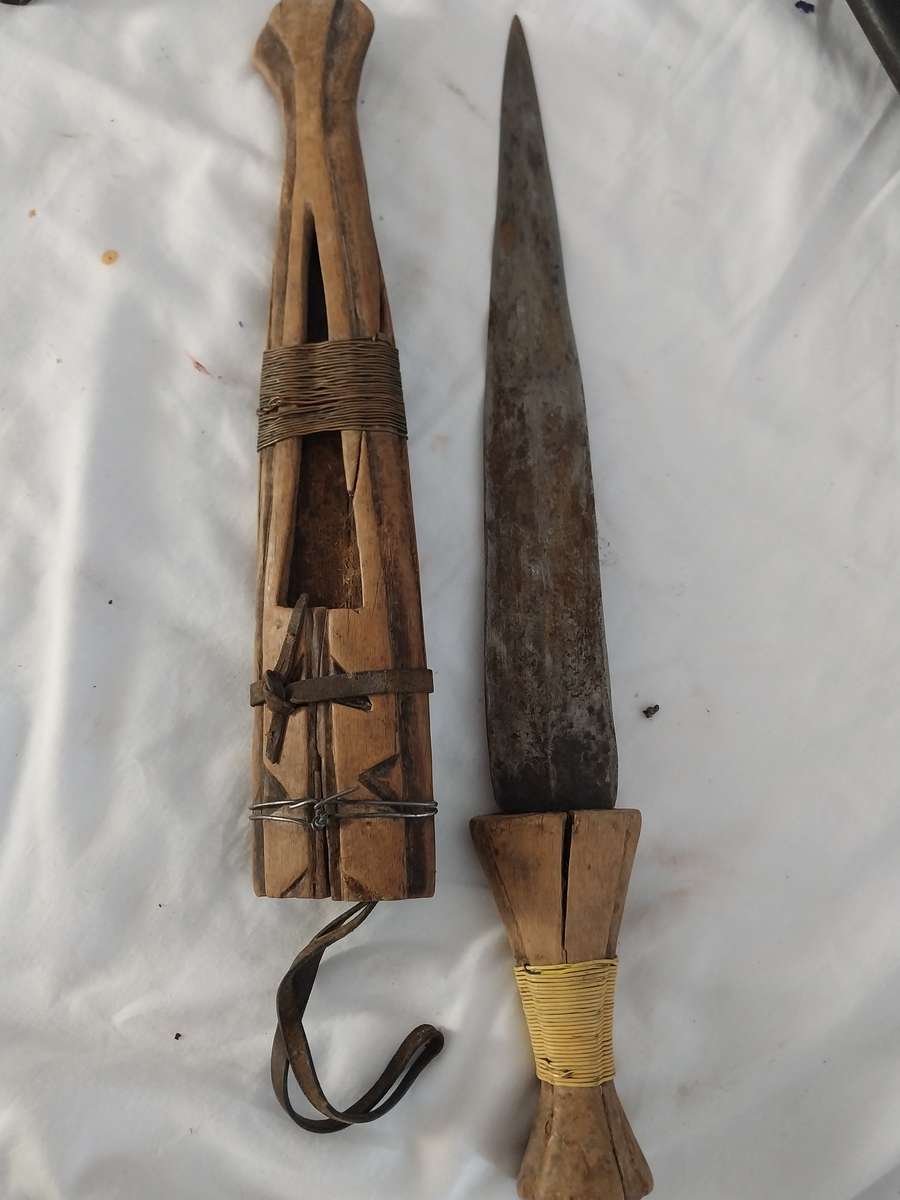 bayonet and tribal knife collection
