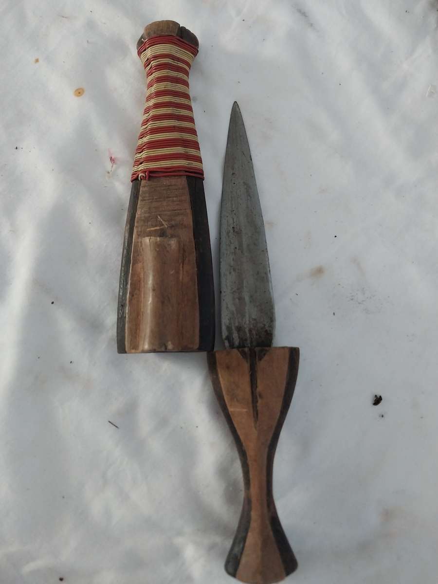 bayonet and tribal knife collection