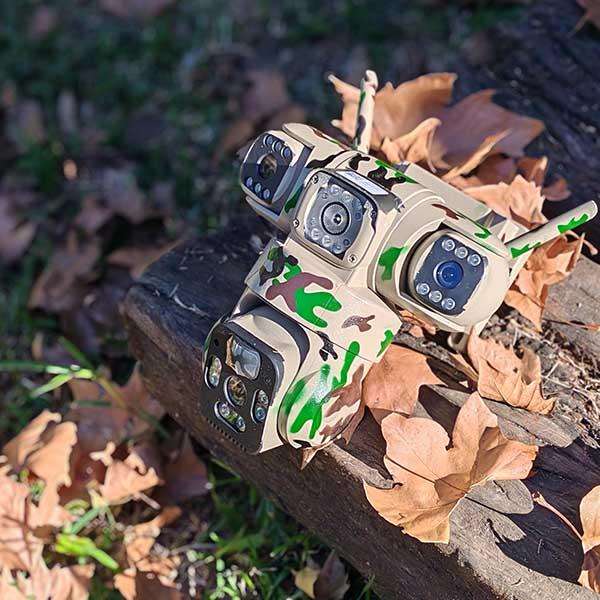 3Lens 4G Solar Power Camera 128GB Storage