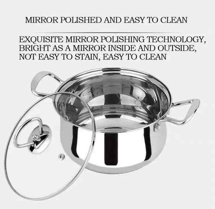 10pc Deep Bottom Stainless steel cookware set