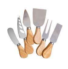 Stainless Steel 6 Pieces Cheese Knife Set