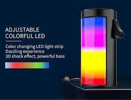 Super Bass 1500Mah Portable Bluetooth RGB Speaker