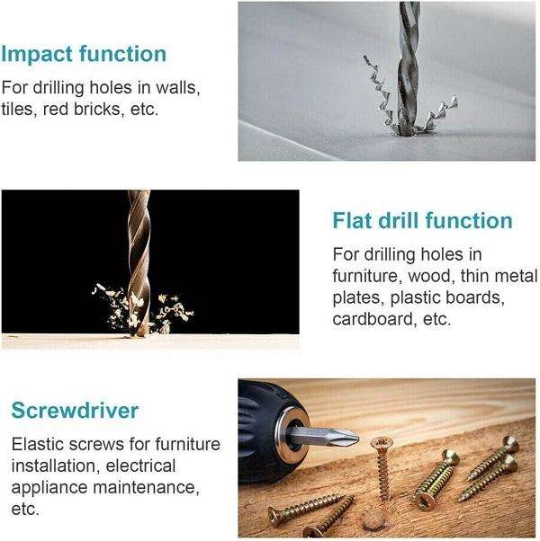 650W Electric Drill kit - 220V