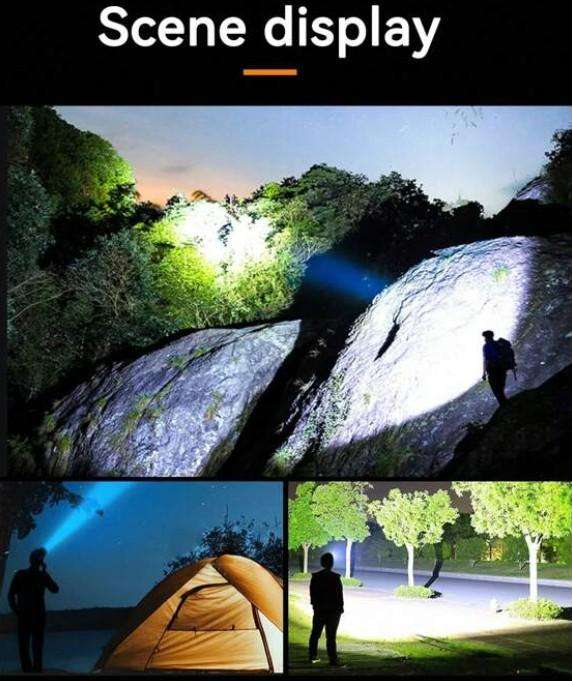 High Power 5LED Waterproof Four Gear Mode Rechargeable Headlamp