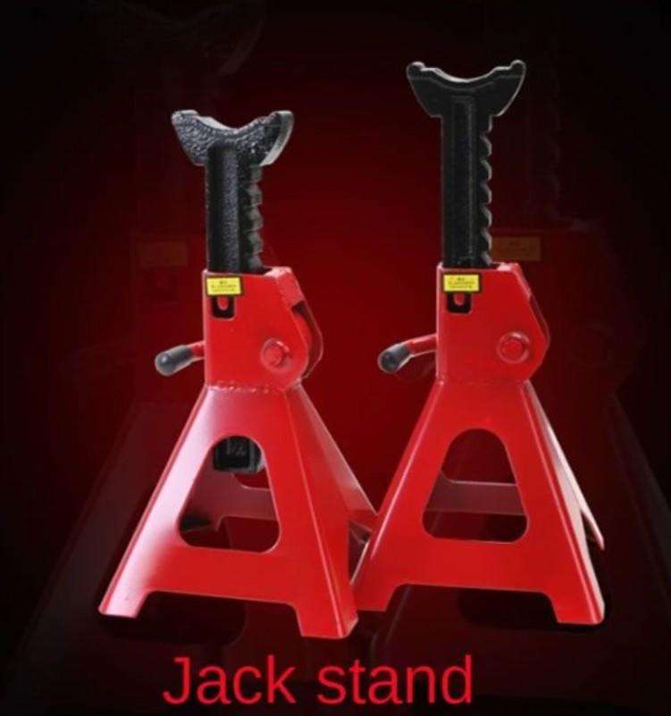 3-Ton Adjustable Vehicle Lifting Jack Stand Set - 2pc Set