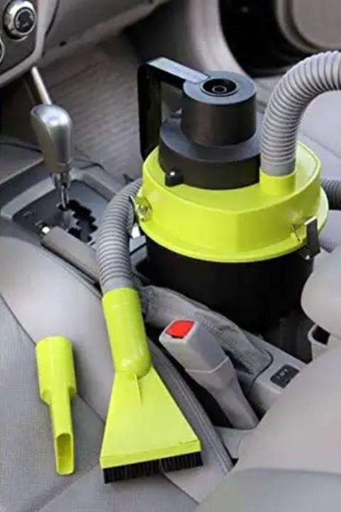 The Black Edition Multifunctional Wet & Dry Auto Vacuum Cleaner with accessories