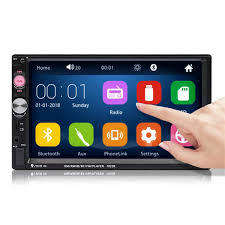 7" Double Din HD Touch Screen Radio/BT/USB/MP5 WITH Reverse Cam Support