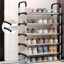 6-Tier Stainless steel Shoe Racks/Storage Organizers